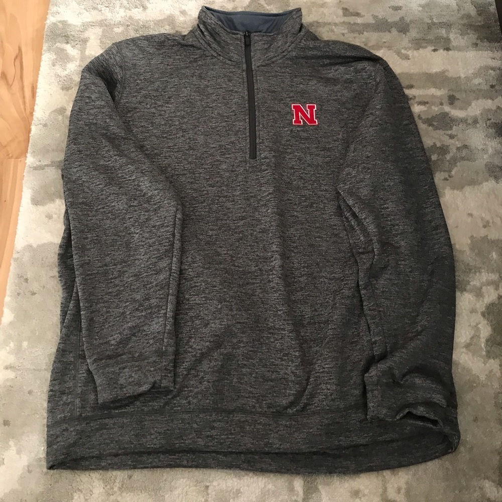 Adidas Nebraska 1/4 zip sweatshirt